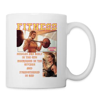FitnessGirl2 - Mug - white - Right