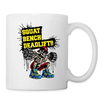 SquadBenchDeadlift - Mug - white - Right