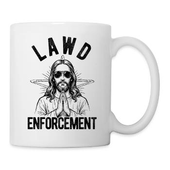 Strafverfolgung, Jesus, Bibel, christlicher Glaube - Tasse - Weiß - Rechts