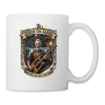 Skon the Bard - by Skon ́s Rock & Metal - Mug - white - Right