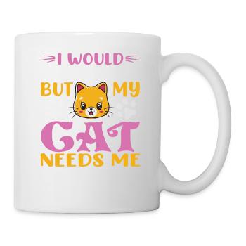 Aucun chat de sport n’a besoin de moi - Mug blanc - blanc - Droite