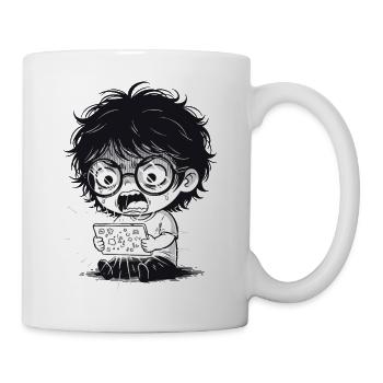Child Anger Tablet Digitaler Schrei - Tasse - Weiß - Rechts