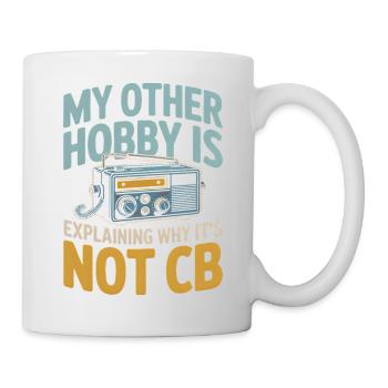 Not CB, but amateur radio | Funk Humor - Mug - white - Right