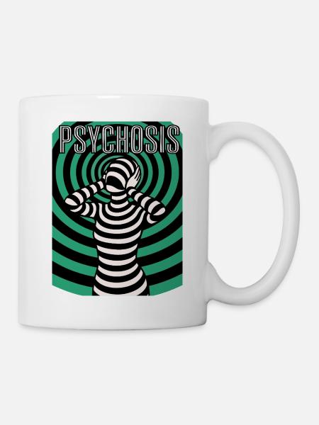 Psychedelische Psyche, Hypnos, Halluzination - Tasse - Weiß