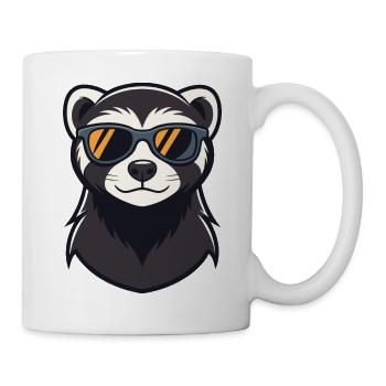 Furet Cool - Mug blanc - blanc - Droite