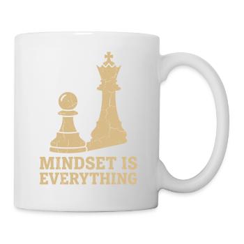 Mindset Is Everything – Chess Strategy Design - Tasse - Weiß - Rechts