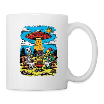 Barbecue de la fin du monde - Mug blanc - blanc - Droite