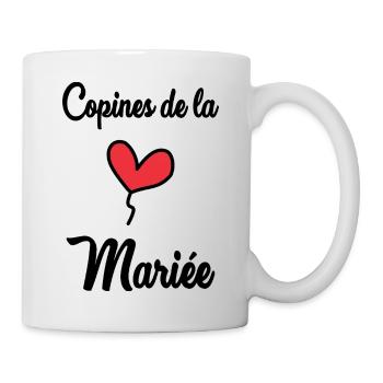 EVJF. MARIEE. TEAM. TEAM MARIEE. FUTURE MARIEE - Mug blanc - blanc - Droite