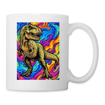 Dinosaurier - Tasse - Weiß - Rechts