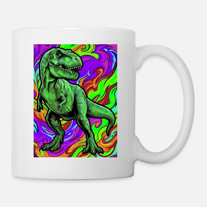 Dinosaurier - Tasse - Weiß
