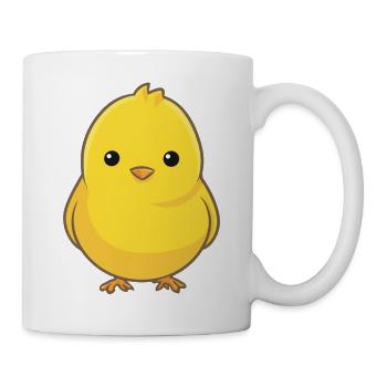 Poussin mignon style enfant charmant - Mug blanc - blanc - Droite