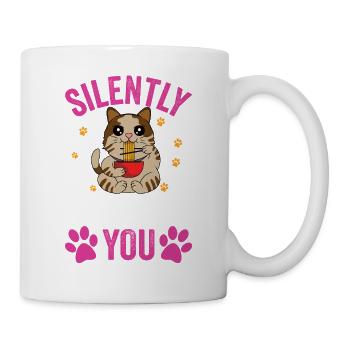 Silently judging you cat - Mug - white - Right