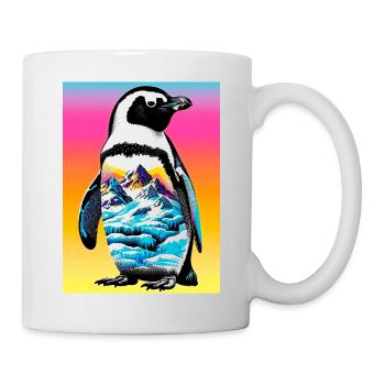 pingouin - Mug blanc - blanc - Droite