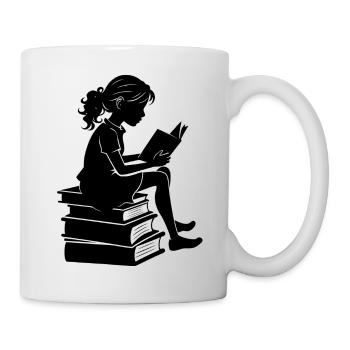 Woman Reading - Mug - white - Right