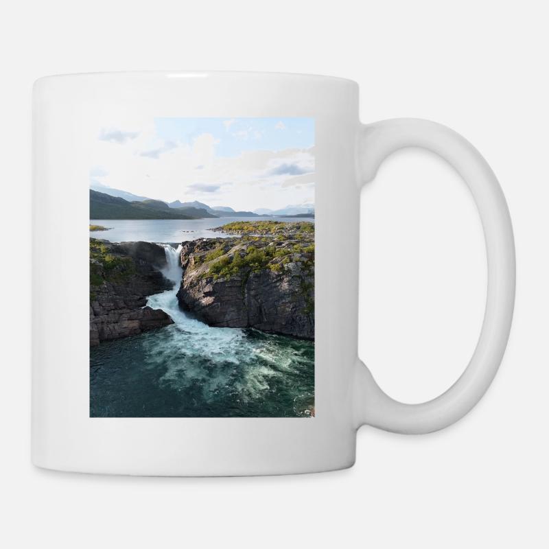 Stora Sjöfallet - Tasse - Weiß