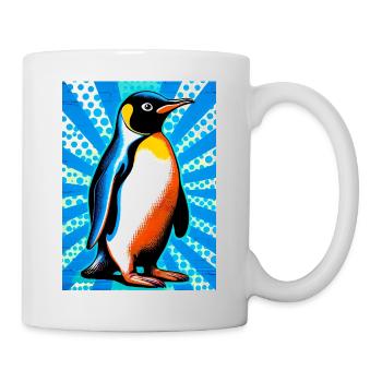 pingouin - Mug blanc - blanc - Droite