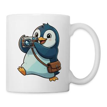 Penguin Photography Adventure - Mug - white - Right