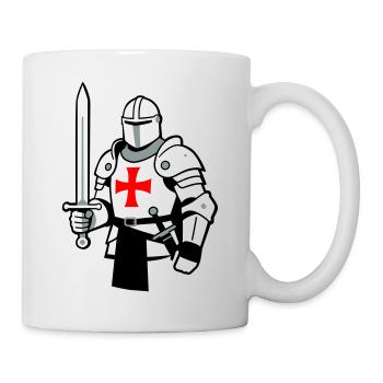 Ritter - Tasse - Weiß - Rechts