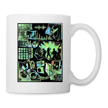 Electro Party Vintage - Mug - white - Right