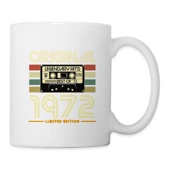 Original 1972 Hits Cassette Rétro - Mug blanc - blanc - Droite