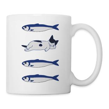 Fish n kit - Mug blanc - blanc - Droite