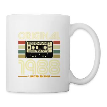 Original 1988 Retro Cassette - Mug blanc - blanc - Droite