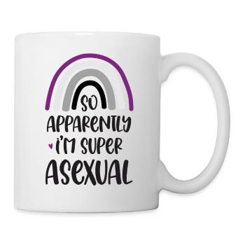 LGBT Pride Month - So Apparently I'm Super Asexual - Mug - white - Right