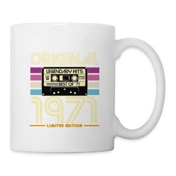 Originale limitierte Retro-Kassette von 1971 - Tasse - Weiß - Rechts