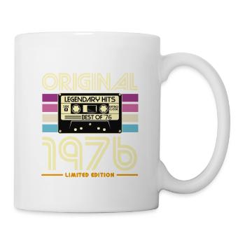 Kassette Retro 1976 Edition - Tasse - Weiß - Rechts