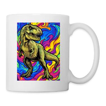 dinosaure - Mug blanc - blanc - Droite