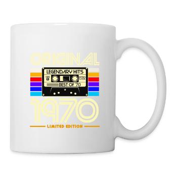 Original 1970 Cassette Retro Édition - Mug blanc - blanc - Droite