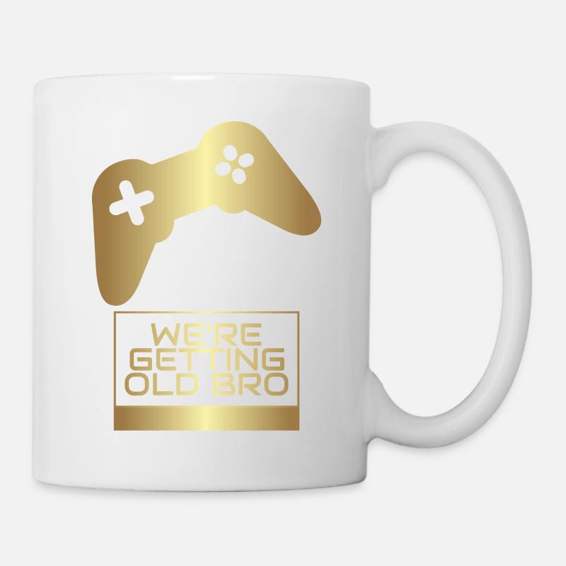 We're getting old, brother gamer - Mug - white