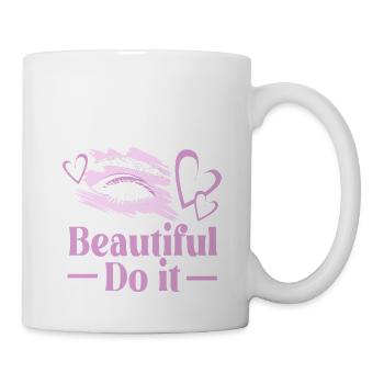 Make-up Cosmetics Beautician Microblading - Mug - white - Right
