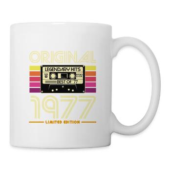 Original 1977 Retro Cassette - Mug blanc - blanc - Droite