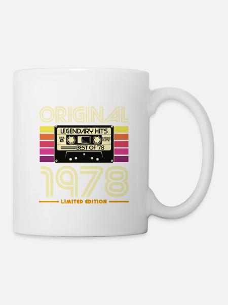 Kassetten-Retro-Ausgabe 1978 - Tasse - Weiß
