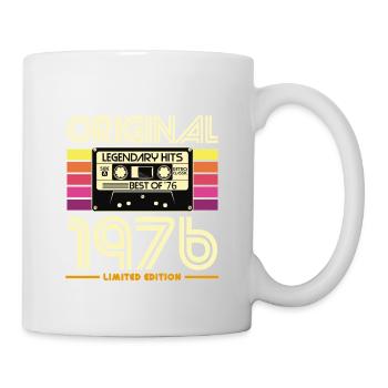 Originale limitierte Retro-Kassette von 1976 - Tasse - Weiß - Rechts