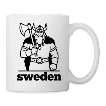Suède - Mug blanc - blanc - Droite