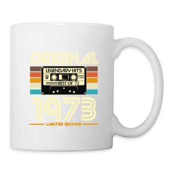 Original 1973 – Begrenzte Retro-Hits - Tasse - Weiß - Rechts