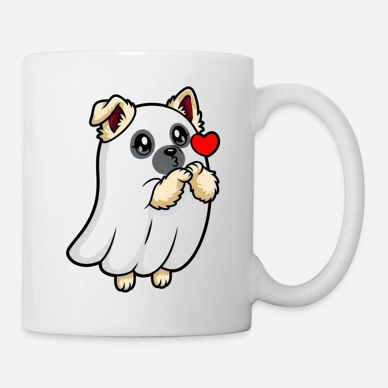 Eurasier | Puppy Ghost Ghost | Kawaii - Mug - white