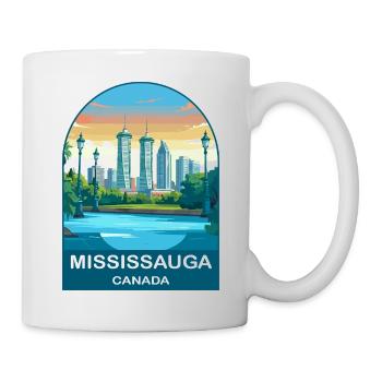 Mississauga Canada Absolute Towers Travel Art - Mug - white - Right