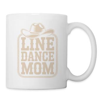 Line Dance Mom Western - Tasse - Weiß - Rechts