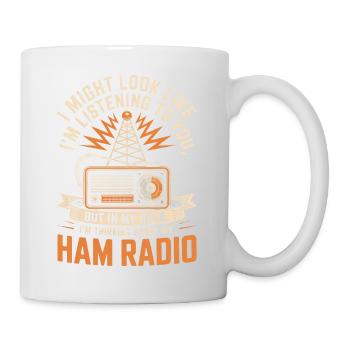 Amateurfunk-Tagträume - Tasse - Weiß - Rechts
