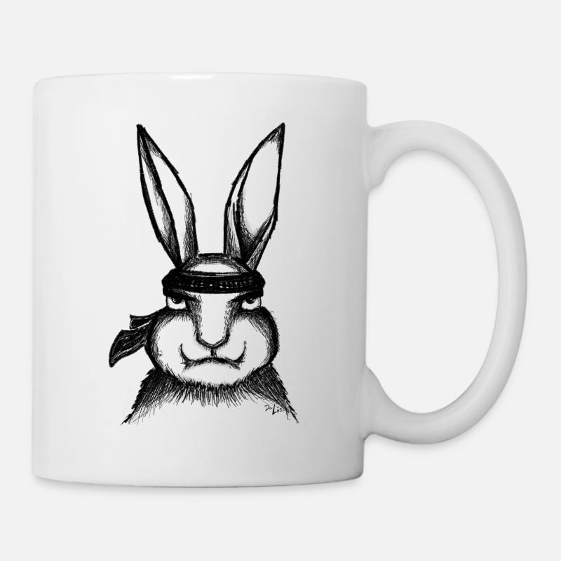 KARATE HASE - Tasse - Weiß