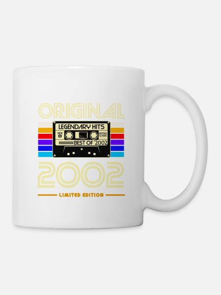 Originalkassette Retro von 2002 - Tasse - Weiß