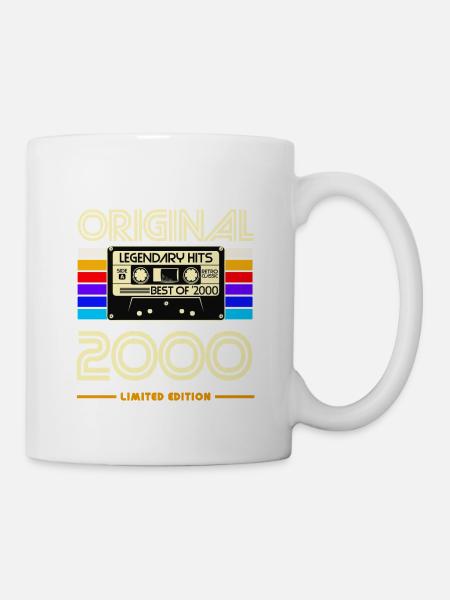 Original 2000 Nostalgia Cassette Limited - Tasse - Weiß