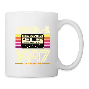 Originale limitierte Retro-Kassette von 1997 - Tasse - Weiß - Rechts
