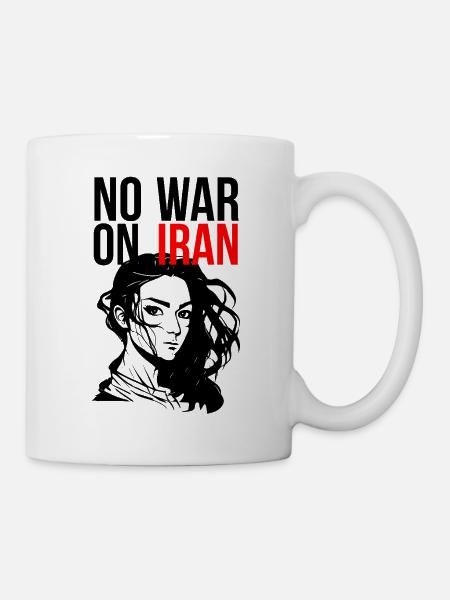 No War On Iran - Tasse - Weiß
