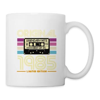 Original 1985 Cassette Retro Tee - Mug blanc - blanc - Droite