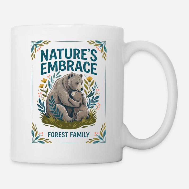 Famille des ours - Mug blanc - blanc
