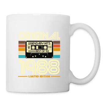 Original 1988 Retro Hits - Mug blanc - blanc - Droite